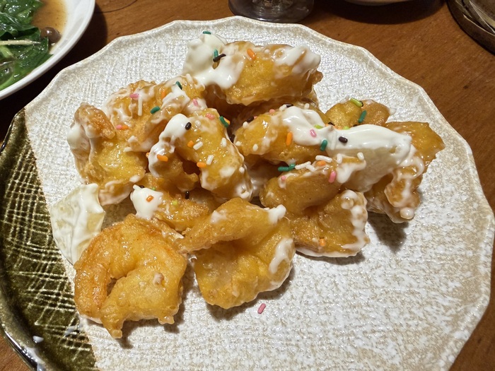 閒人居茶坊鳳梨蝦球